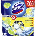 Domestos Power kostka do WC a’5 sztuk -„Cytryna”