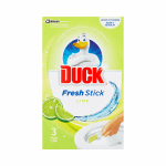 Duck Fresh żelowe paski do WC - 3 paski w paczce "limonka"
