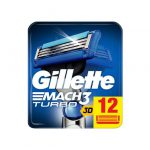 Gillette Mach Turbo 3-ostrza – zapas a’12 sztuk