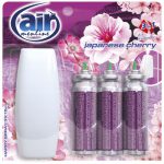 Air Menline odświeżacz 3x15ml + Urządzenie – „Japońska Wiśnia"