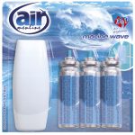 Air Menline odświeżacz 3x15ml + Urządzenie – „Morska Fala"