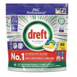 Dreft Platinum All i One Tabletki do zmywarek a’75 sztuk – „Lemon"