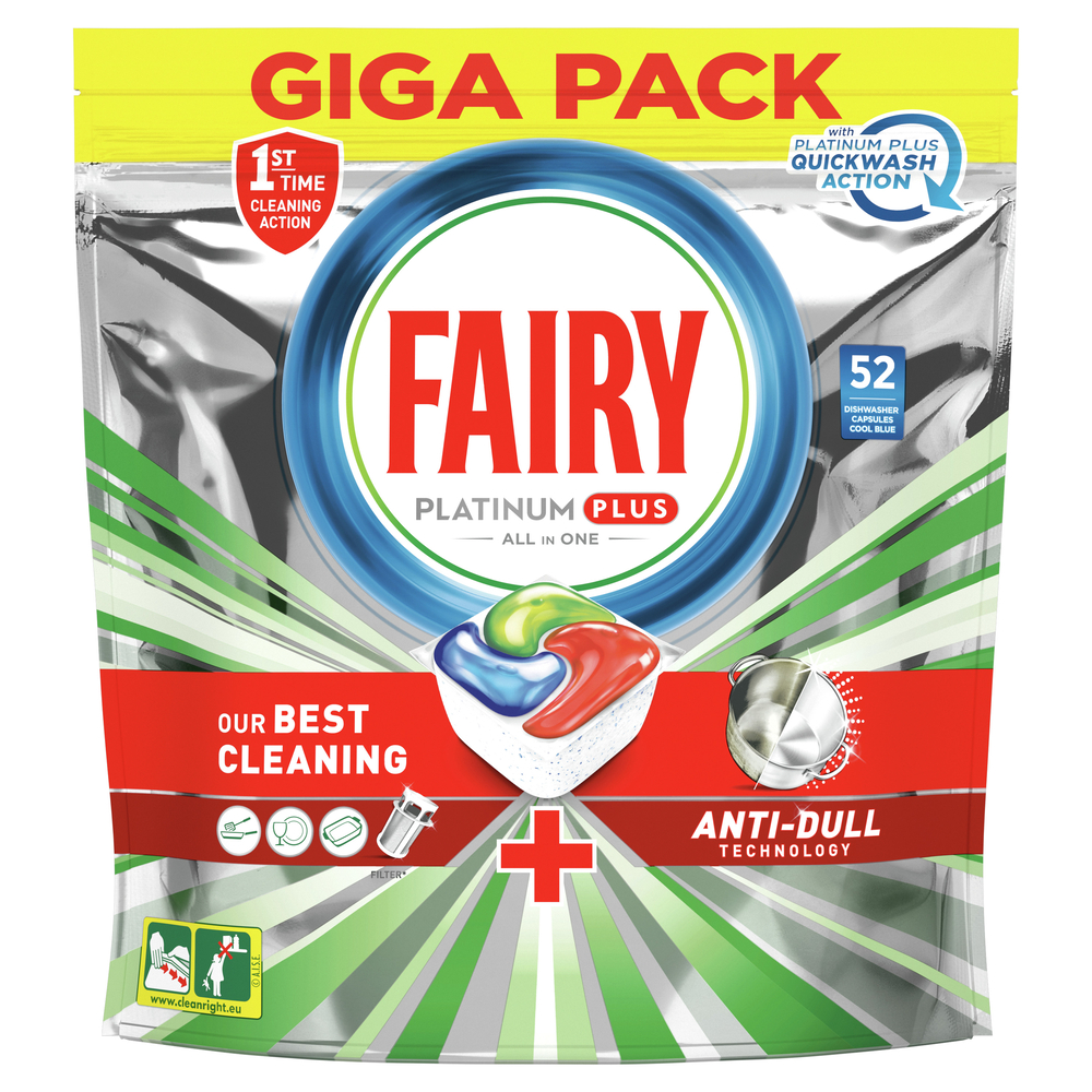 Fairy Platinum Plus All in One a’52 sztuki Chemdaw