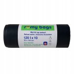 Romy Bags Worki na Śmieci 120L a’10 sztuk (Czarne)