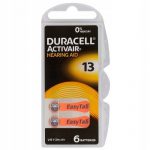 Duracell DA13 a'6 sztuk (do Aparatów Słuchowych)