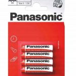 Panasonic Baterie R03 a'4 sztuki
