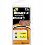 Duracell DA10 a'6 sztuk (do Aparatów Słuchowych)