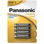 Panasonic Alkaiczne Baterie LR03 a'4 sztuki