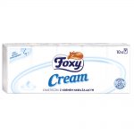 Foxy Cream Chusteczki higieniczne z kremem 4-warstwowe a'10 paczek (1 wagonik)