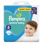 Pampers Pieluszki Jednorazowe 13-18kg a'56 sztuk '6'