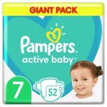 Pampers Pieluszki Jednorazowe 15kg+ a'52 sztuk '7'