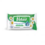 Velvet Nawilżony Papier toaletowy a’42 sztuki Rumiankowy