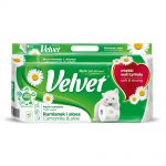 Velvet Soft Papier toaletowy 3-warstwowy a'8 rolek Rumiankowy
