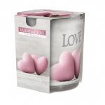 Bispol Świeca Zapachowa w Szkle sn72s - "Love"