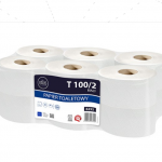 Lamix Professional Papier Toaletowy Jumbo Biały a'12 rolek 6255