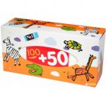 Bella Chusteczki papierowe w kartoniku 2-warstwowe a'150 sztuk